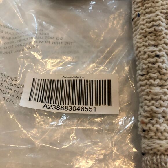 Aran Craft Merino Wool Long Cardigan Sweater Medium Button Collar Oatmeal Irish - Picture 6 of 6